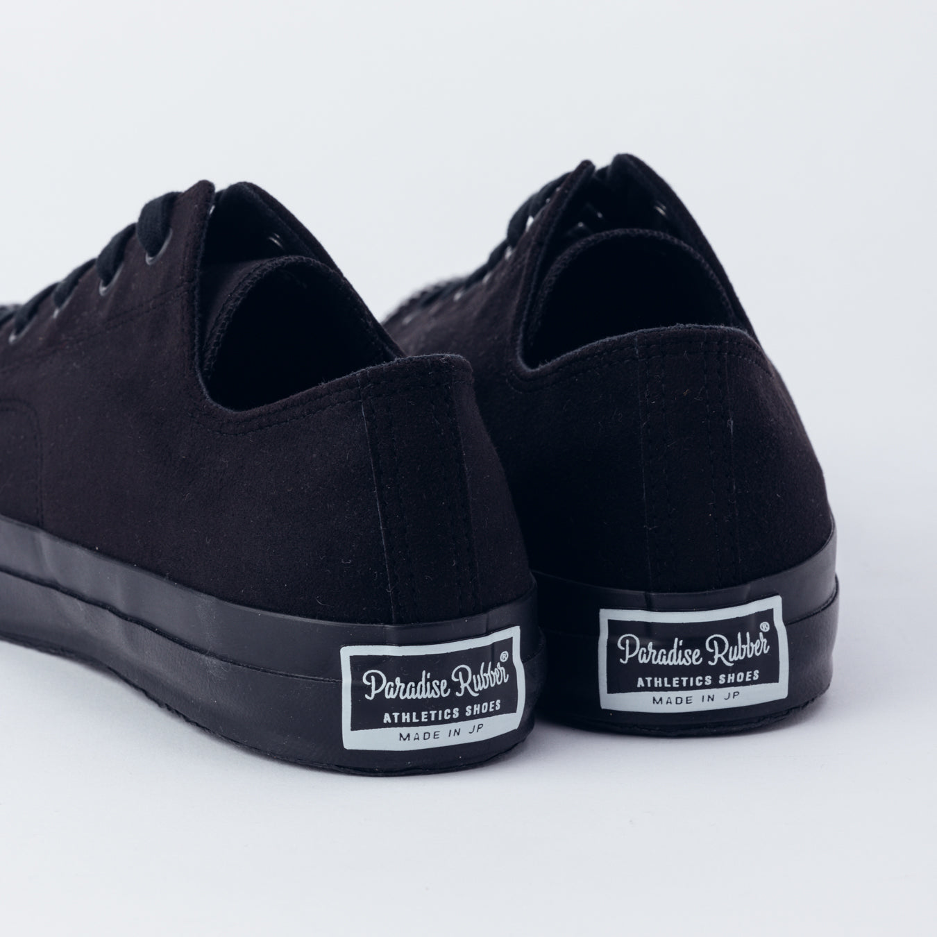 PRAS-01-VEGAN - SHELLCAP LOW VEGAN SUEDE / BLACK×BLACK – PRAS2015