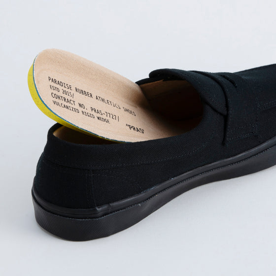 PRAS-UP02 / PENNY SLIP-ON - KURO x BLACK – PRAS2015